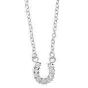 Necklace - Rhinestone Horseshoe