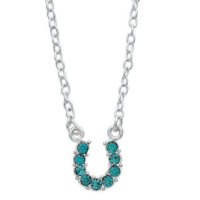 Necklace - Rhinestone Horseshoe