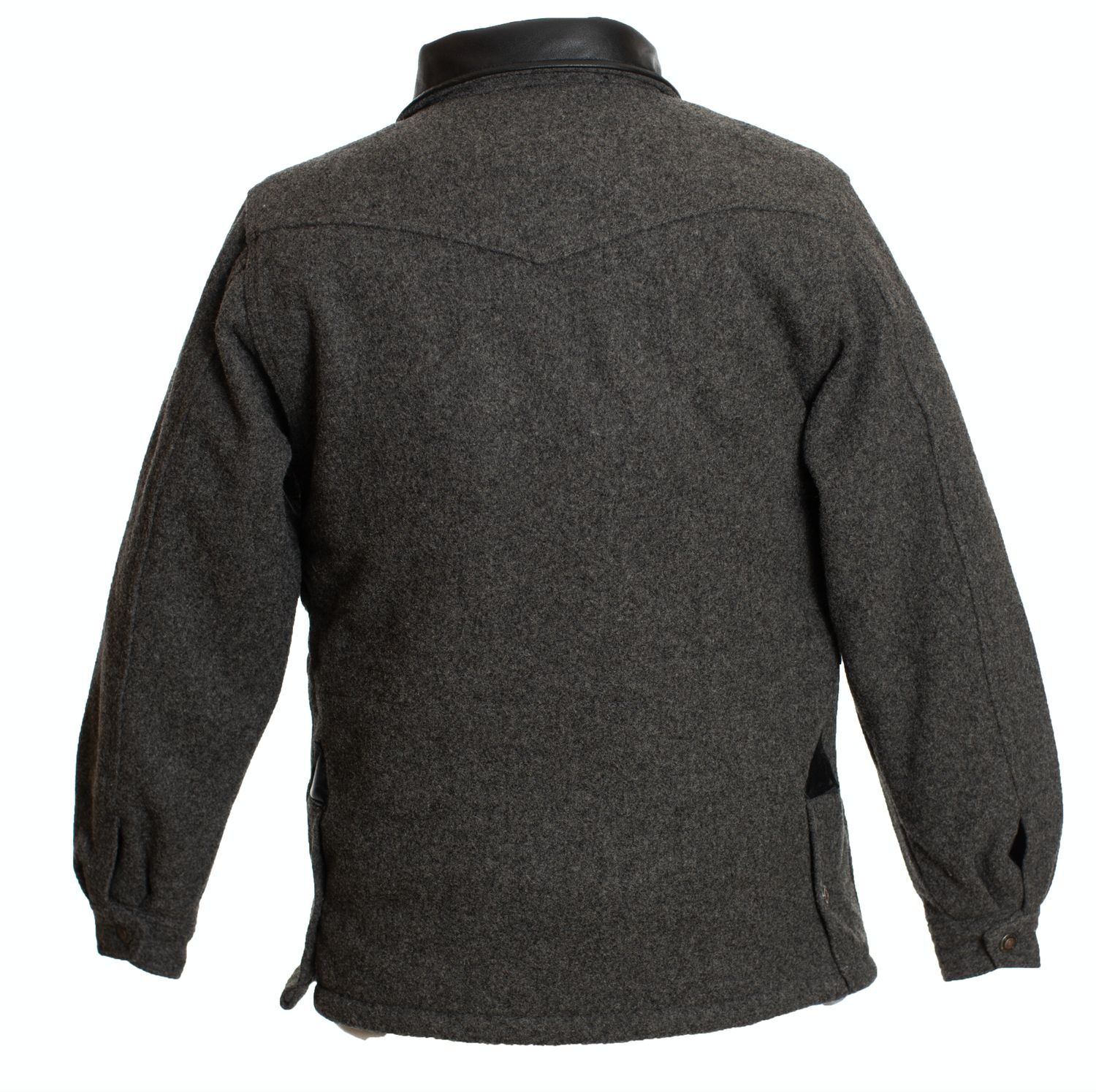 Men's Ranch Wool Coat - Black