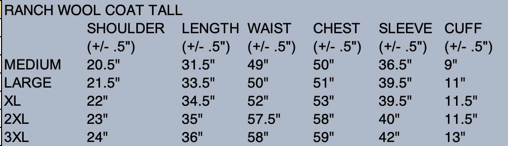 Men's Ranch Wool Coat - Black
