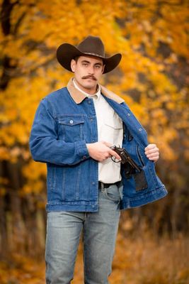 Men's Wyoming Traders Concealed Carry Denim Jacket