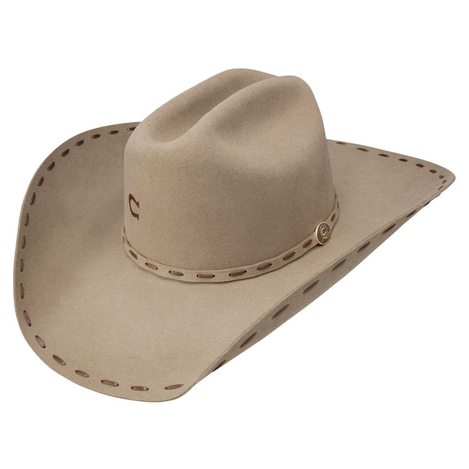 Charlie 1 Horse Bucksnort 4X Felt Hat, Size: 6-3/4 Stone
