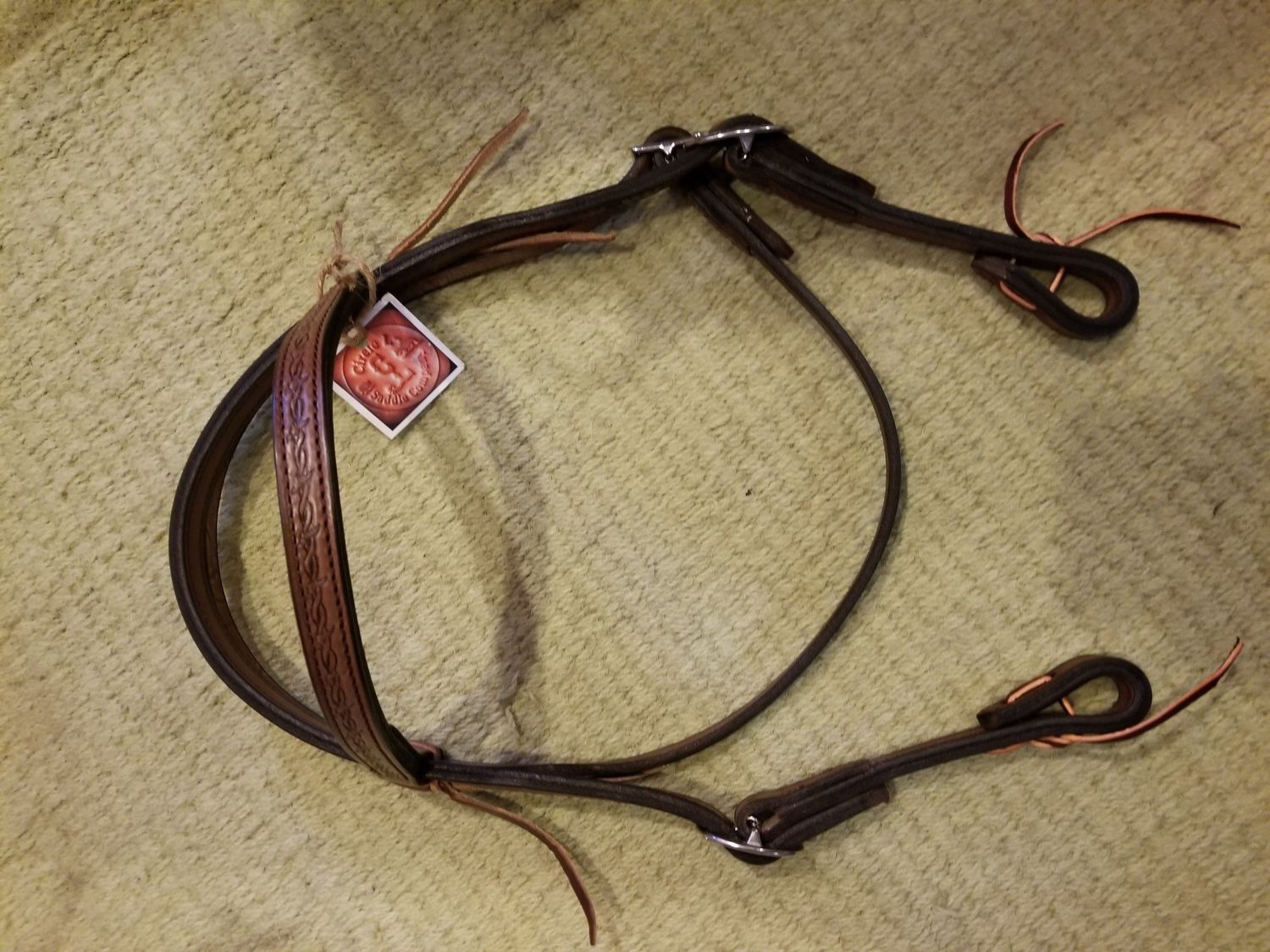 Circle L Headstall - Fancy Buckle