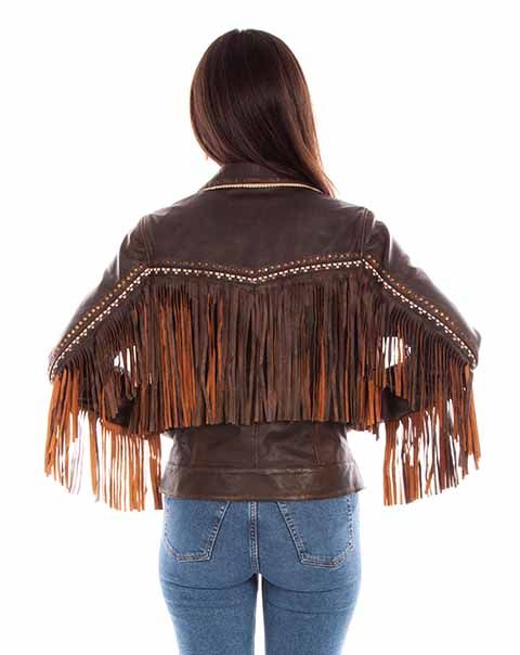 Women's Scully Leather Fringe Jacket