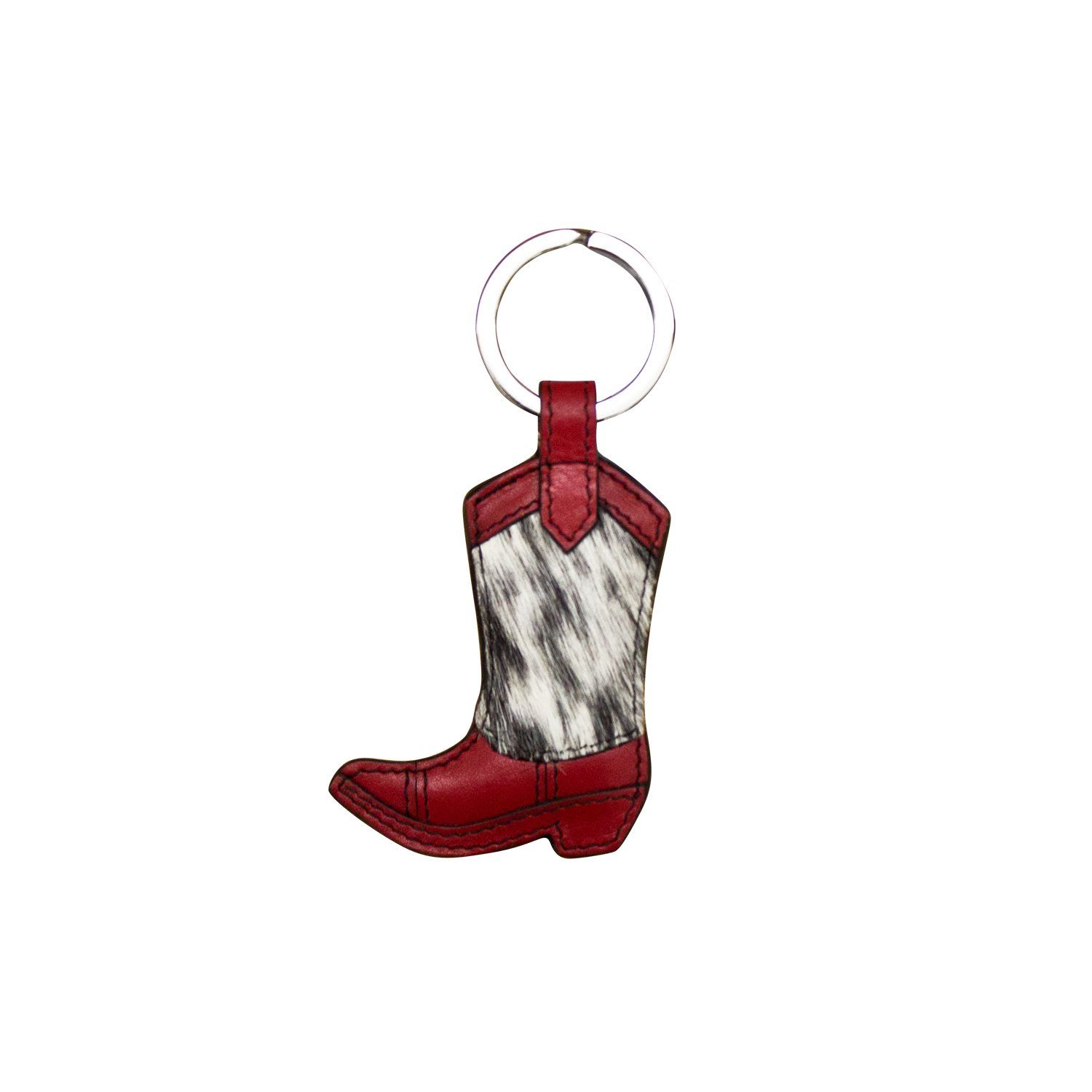 Key Chain - Boot Key Fob w/Hair