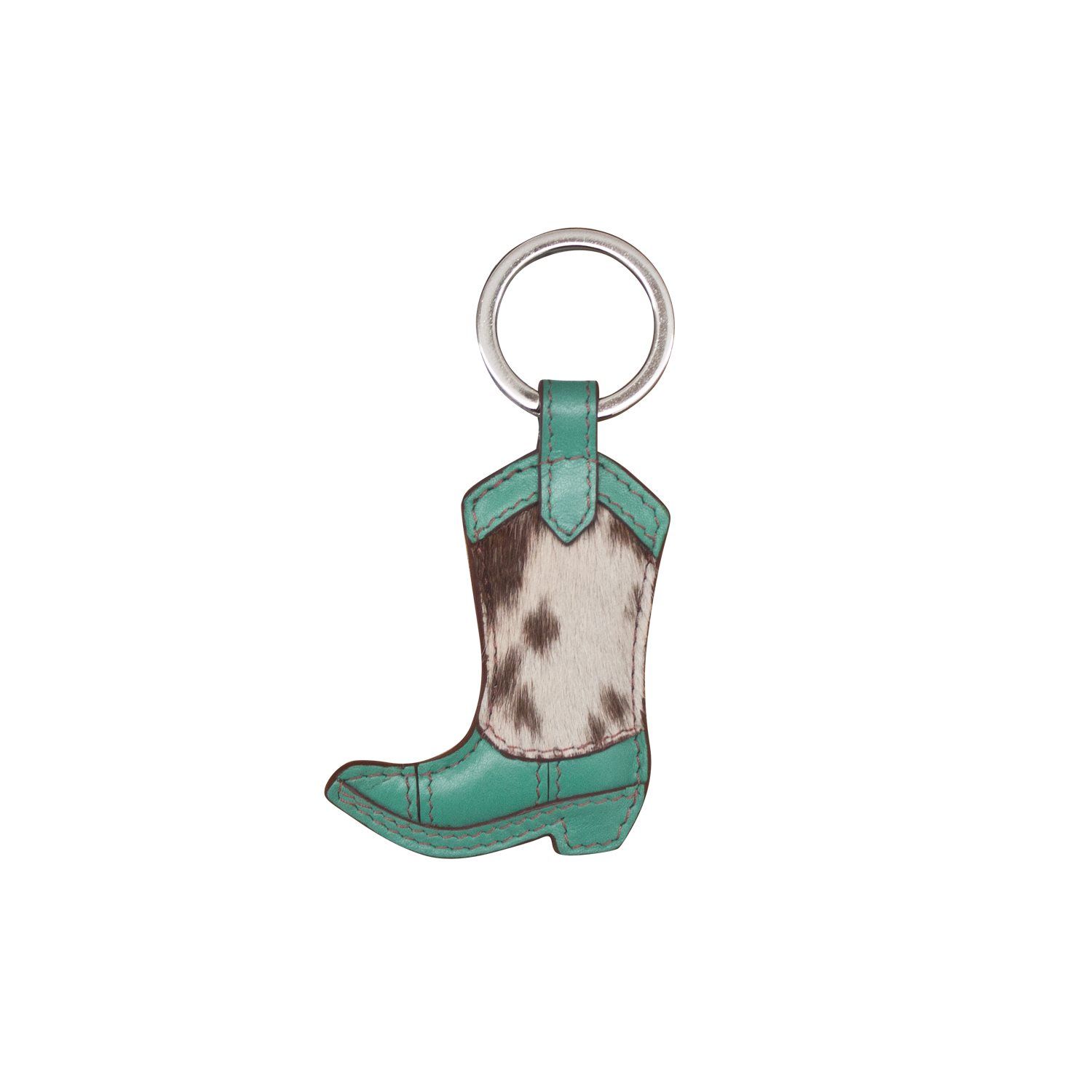Key Chain - Boot Key Fob w/Hair