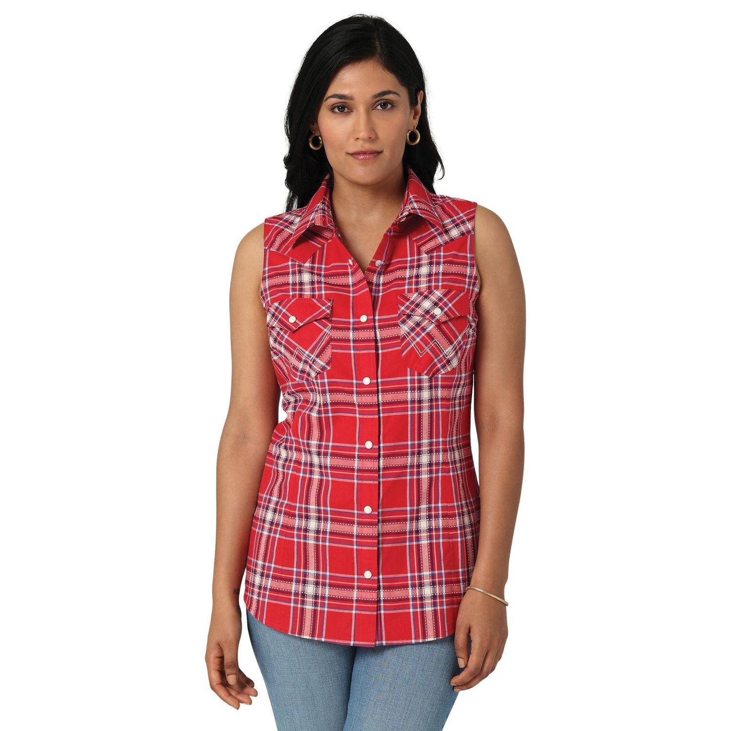 Women's Wrangler Retro® Woven Shirt - Red