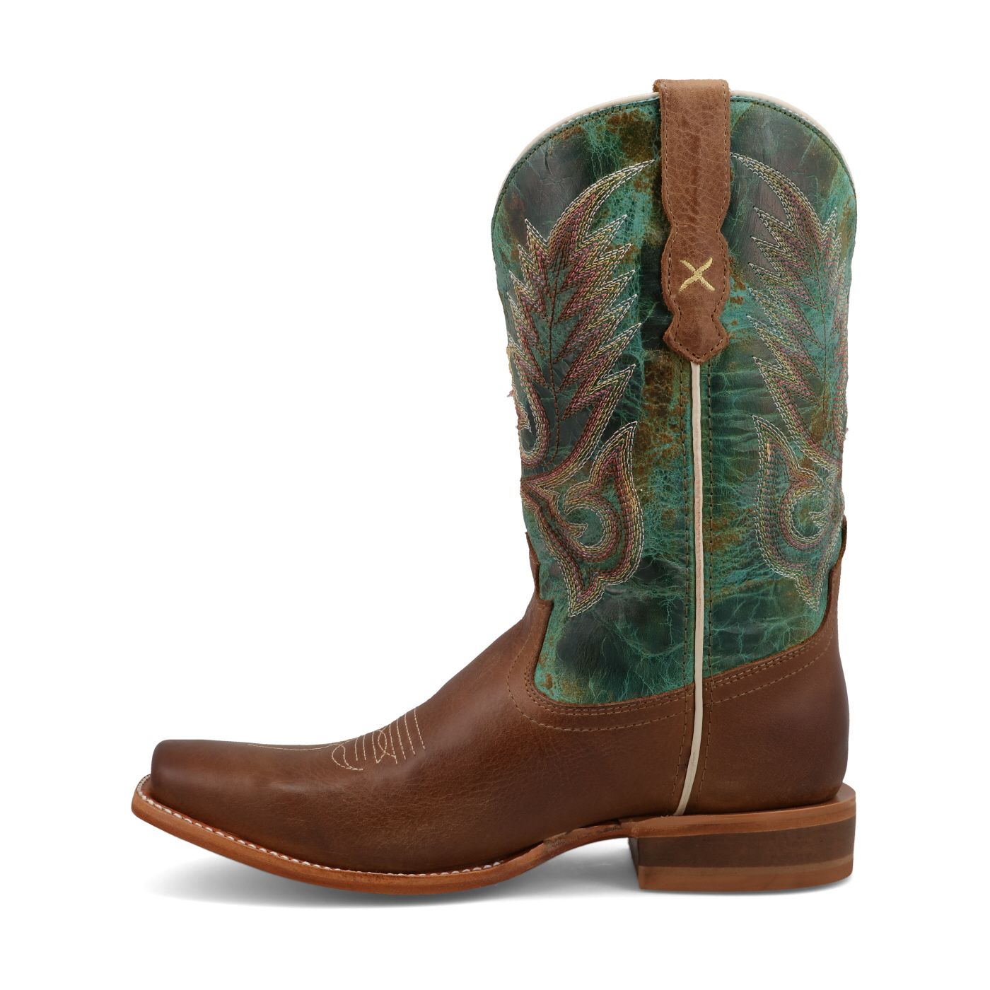 Women's Twisted X 11" Rancher Ginger & Distressed Turquoise Boots