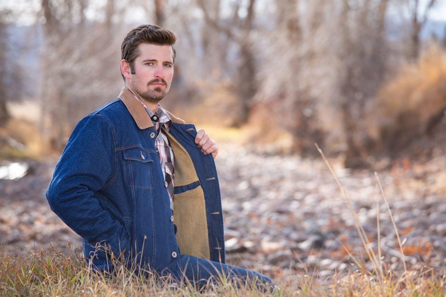 Men's Wyoming Traders Lined Denim Jacket
