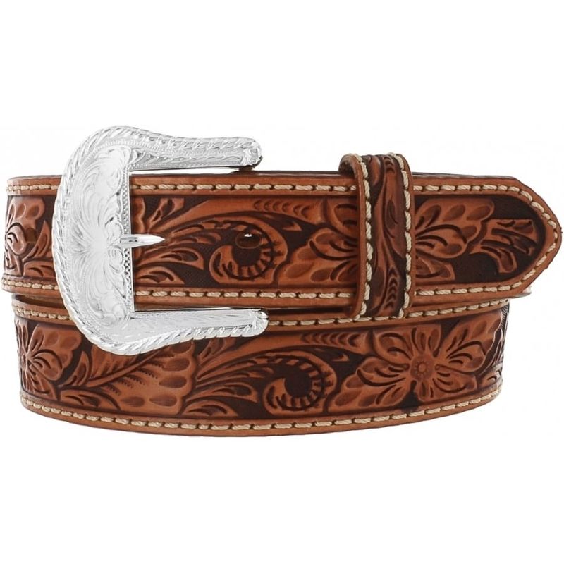 Adult - Floral Hand Tooled Belt
