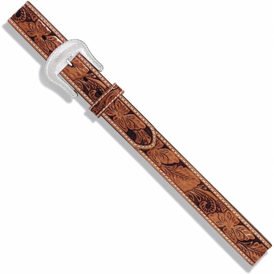 Adult - Floral Hand Tooled Belt