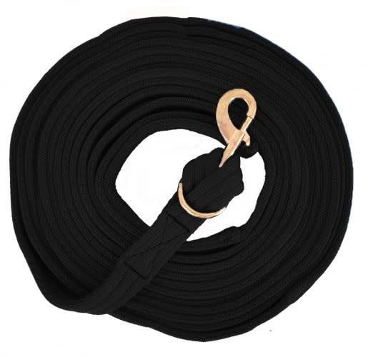 Flat Cushion Lunge Line Flat Cushion Lunge Line, Color: Black