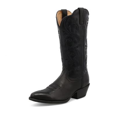 Women's Twisted X Black R-Toe Boot