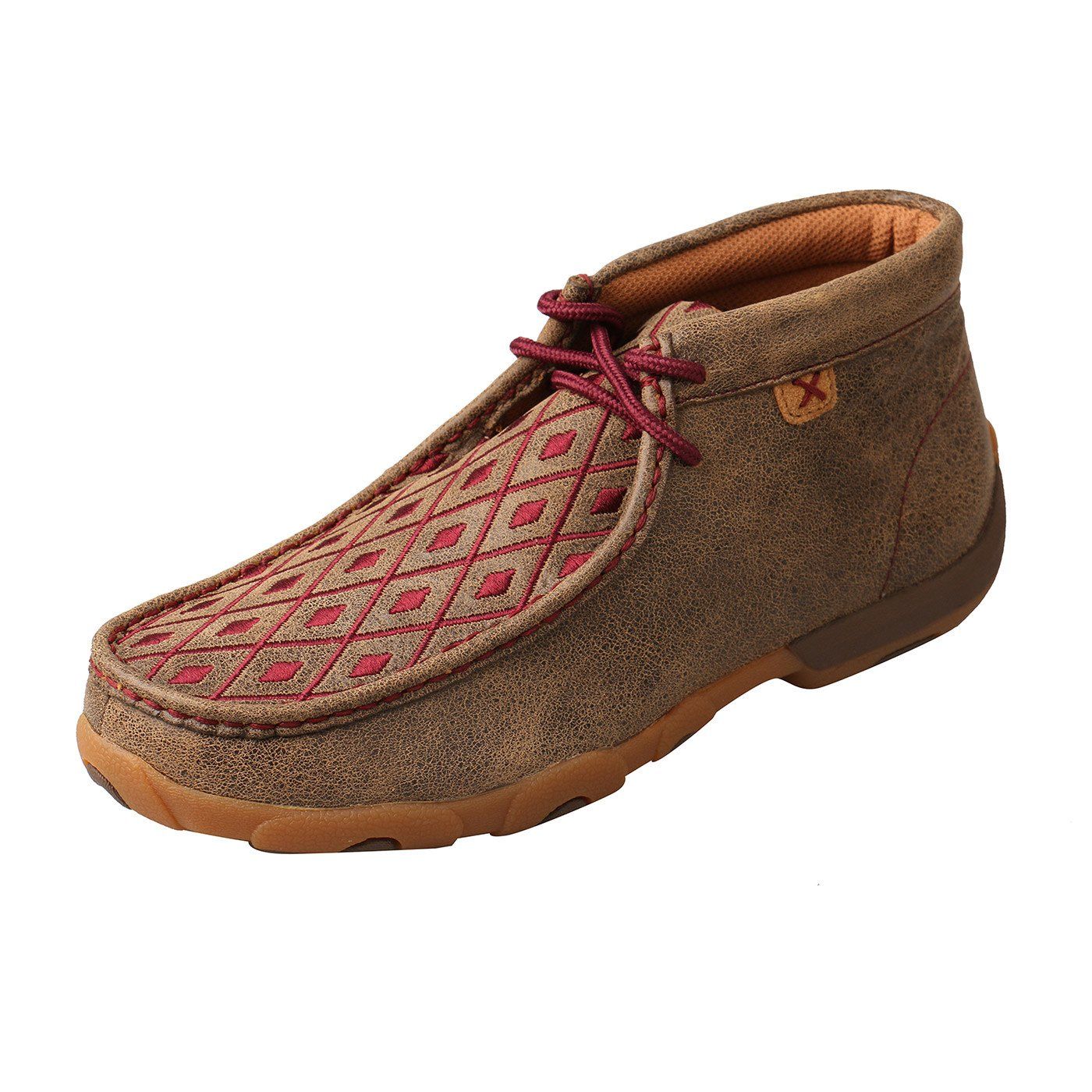 Women's Twisted X Chukka Driving Moc - Bomber & Mahogany
