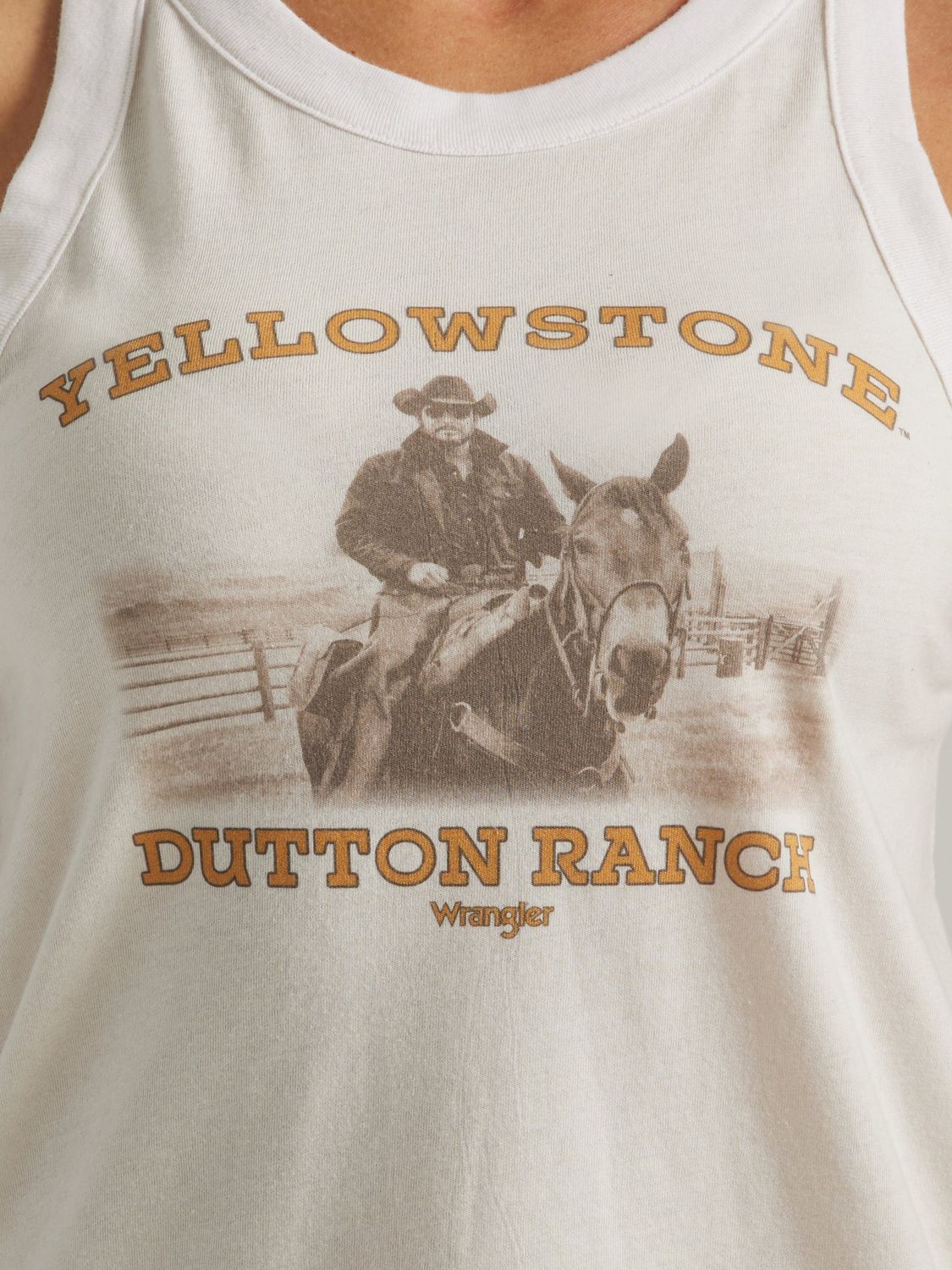 Women's - Wrangler® Yellowstone Tank - Goddess Marshmallow Heather 