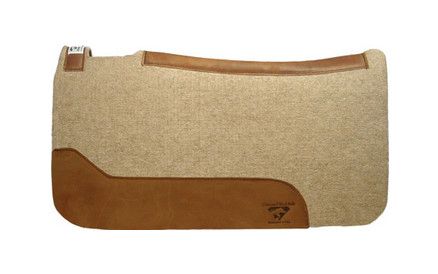 Diamond Wool Contoured Cowboy Wool Pad, Size: 32" x 32" x 3/4"