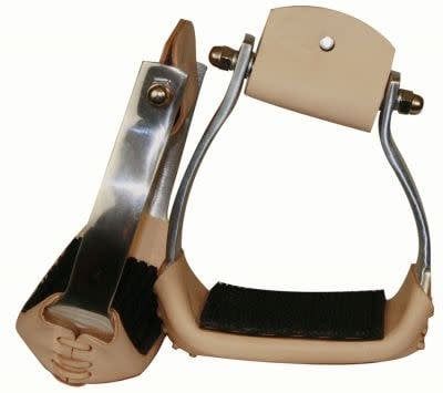 Aluminum Angled Western Stirrups
