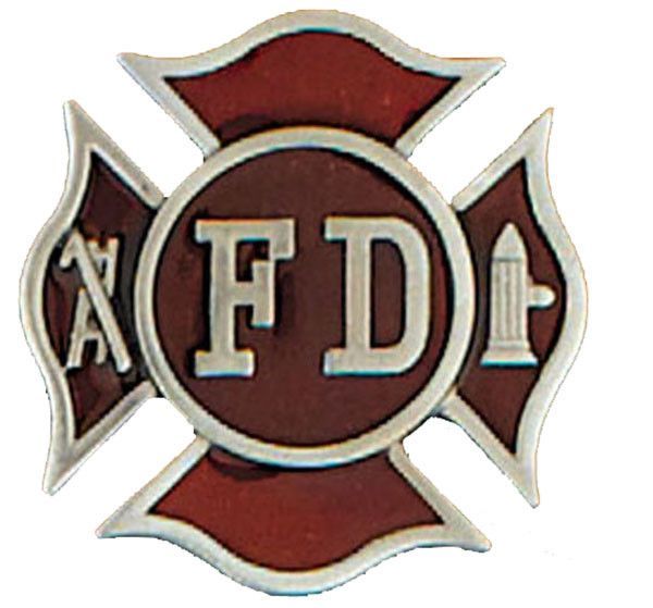 Belt Buckle - Firefighter FD 2" x 2"