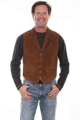 Men's Scully Boar Suede Vest