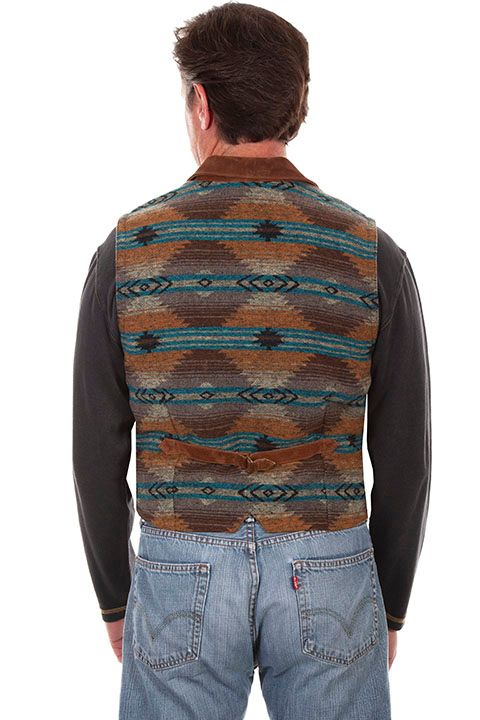 Men's Scully Boar Suede Vest