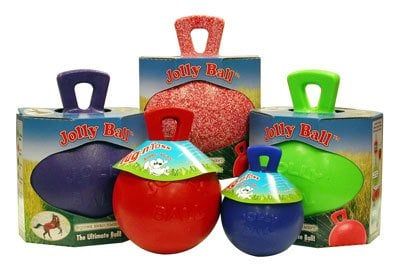 Jolly Ball Tug N Toss, Purple - 8"