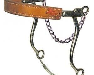 Hackamore - Reinsman Mechanical Flat Leather Nose, Stage C, Pony Size