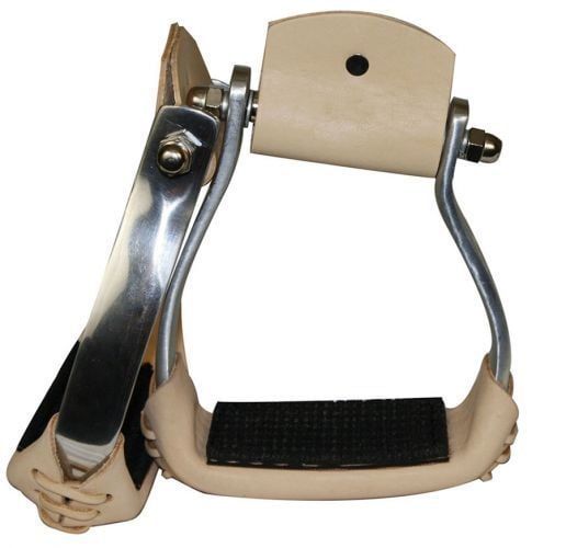 Showman Aluminum Angled Stirrups