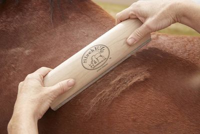 SleekEZ® Grooming Tool - Large Wood Handle - 10"