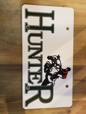 Hunter Jumper License Plate