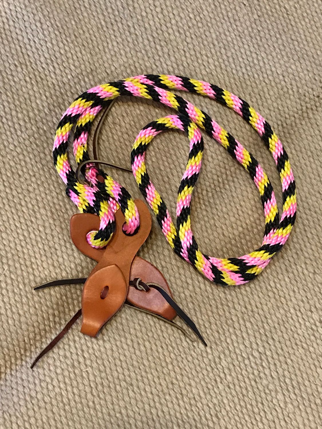 Nylon Game Reins w/Slobbers - Assorted Colors