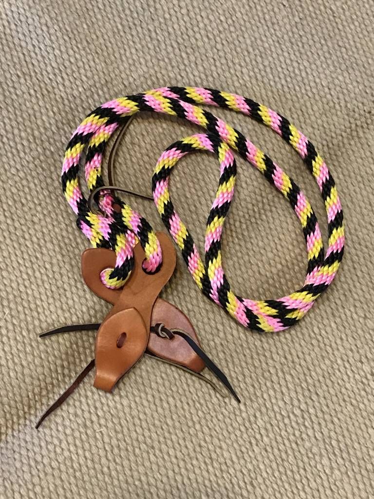 Nylon Game Reins w/Slobbers - Assorted Colors