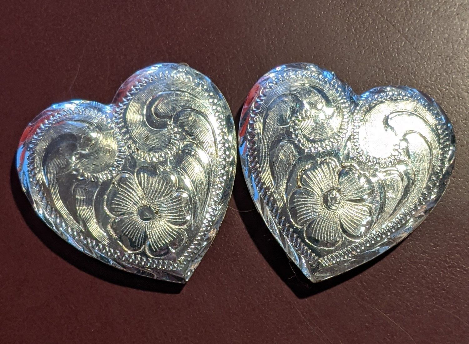 Silver Heart Concho