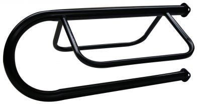 Heavy Duty Tubular Wall Mount Saddle Rack - Black