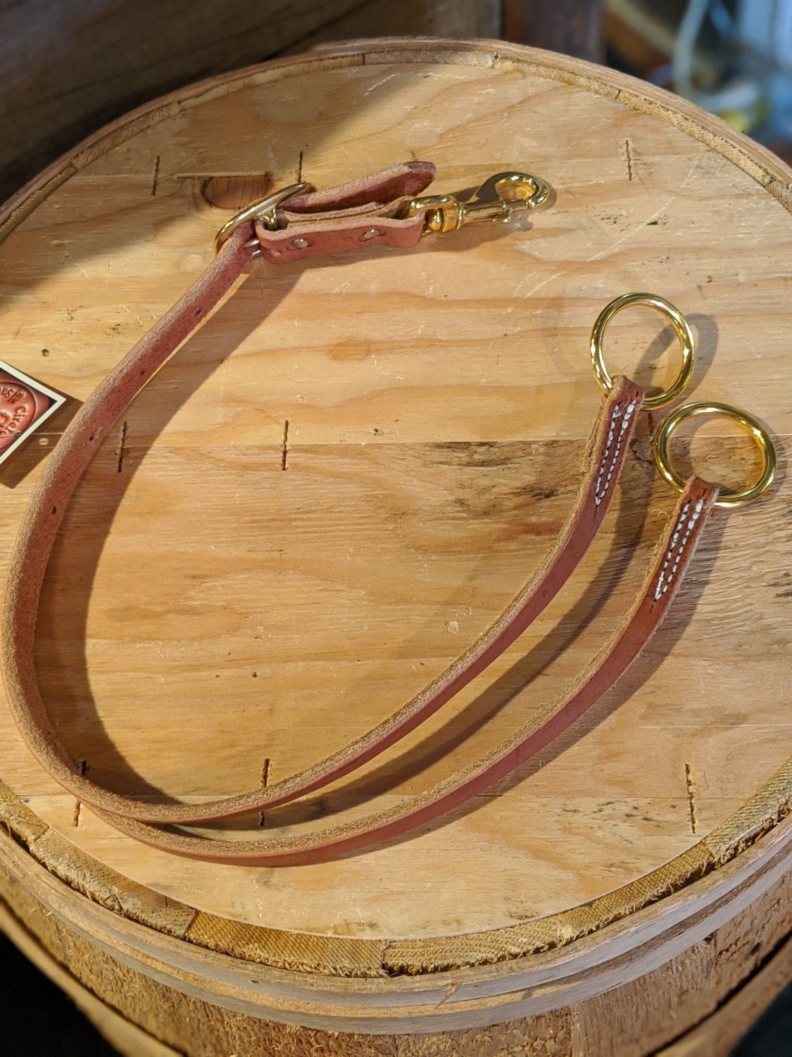 Circle L Leather Training Fork, Brass Hardware, U.S.A.
