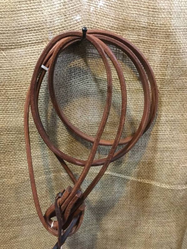 Leather Roping Rein Oiled 1/2" x 8'