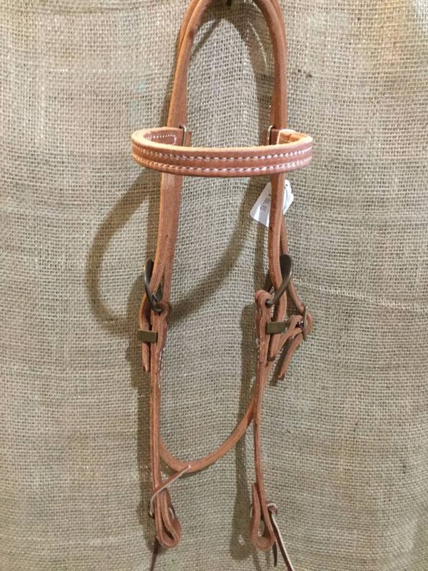 Ranch Horse Headstall Light Oil