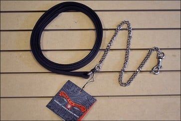 Circle Y Show Halter Lead, D.Oil - 1"