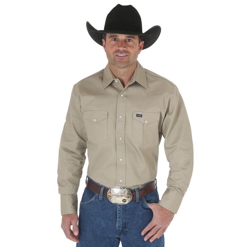 Men's Wrangler Basic Twill Shirt
