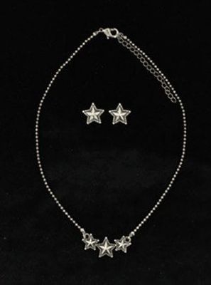 Set - Necklace/Earrings  - Stars