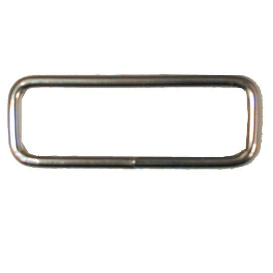 Welded Nickle Loop - 1-1/16 x 9/16
