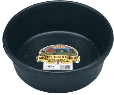 Rubber Feed Pan - 4QT