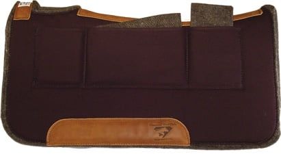 Contoured Relief Pads - 30"x30"x1/2" Square, Color: Black