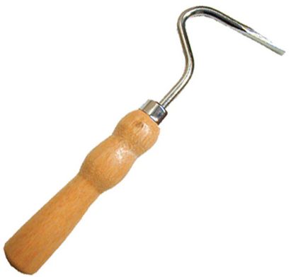 Hoof Pick with Wooden Handle