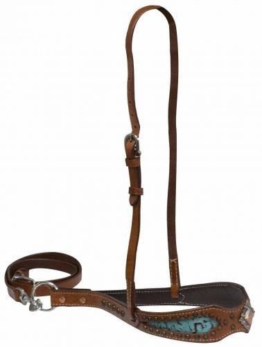 Tie Down & Noseband Set Teal Horse