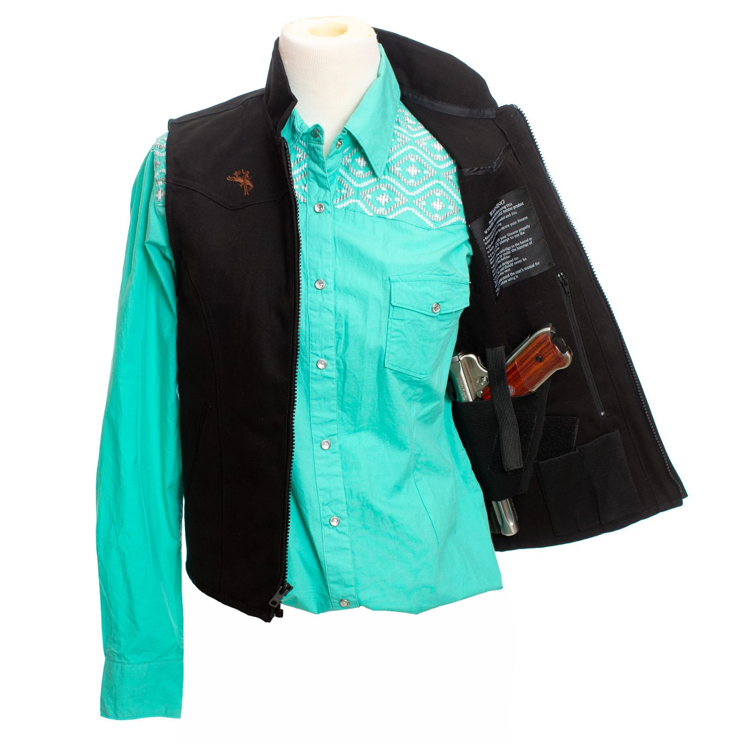 Women’s Calamity Concealed Carry Vest - Black