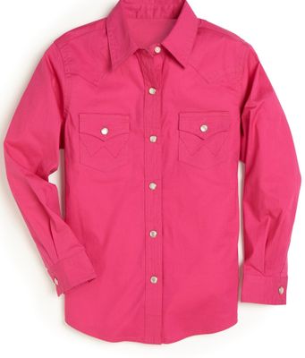 Girl's Wrangler Pink Shirt