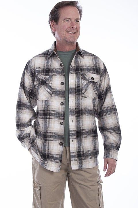 Men's Scully Brawney Flannel Plaid Shirt