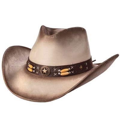 Suede Like Pinch Front Hat - Beige