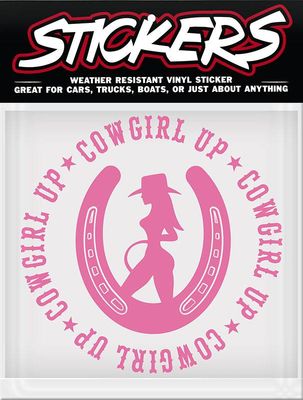 Decal - "Cowgirl Up"