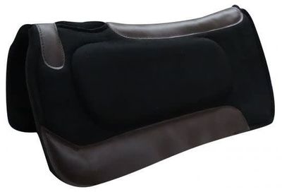 Showman Built Up Black Felt Saddle Pad 31" x 31"